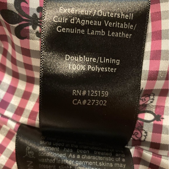 Mackage leather jacket, size XS - Picture 16 of 16